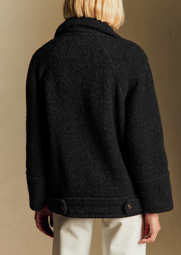 Manteau Femme | Bouclé Et Doux | Laine Vierge Et Fibres Recyclées Pour L’Hiver