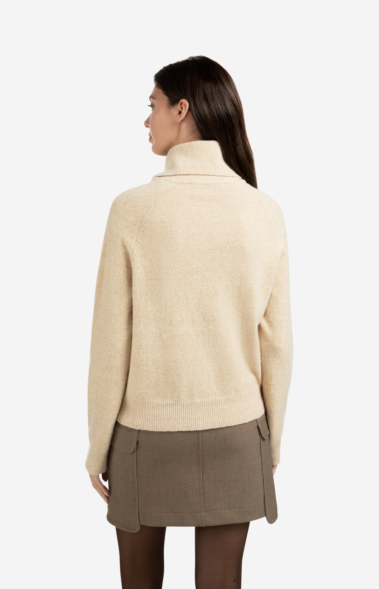 Cardigan Zippé Col Large