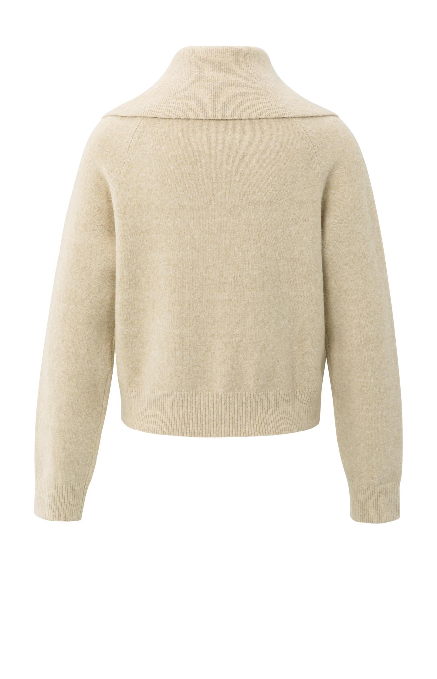 Cardigan Zippé Col Large