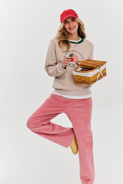 Sweat En Coton Et Polyester | Coupe Confortable Décontractée | Parfait Pour Les Looks Cosy Et Ludiques