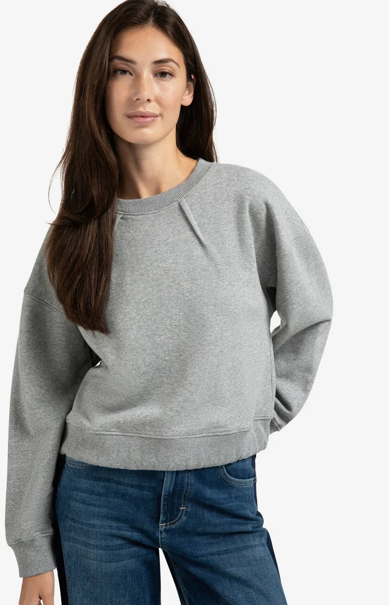 Sweatshirt Col Rond en Coton