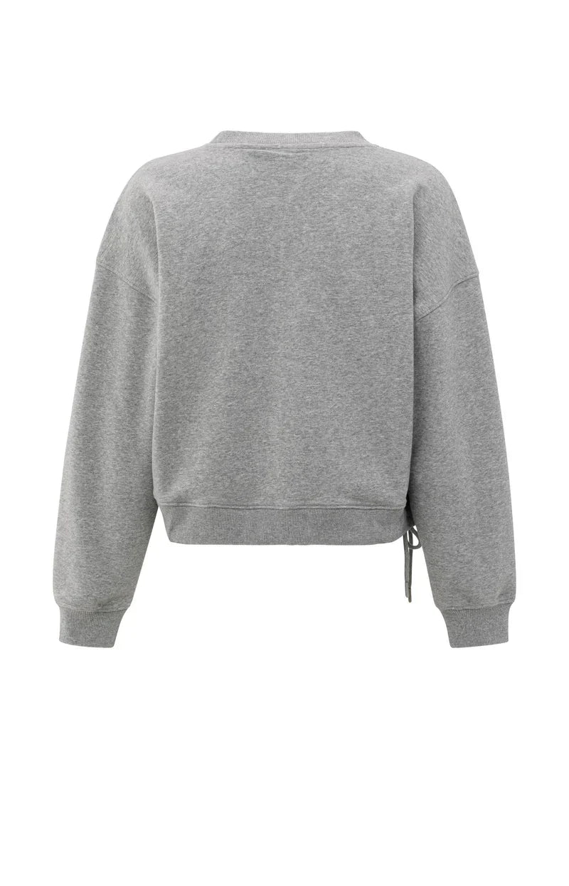Sweatshirt Col Rond en Coton