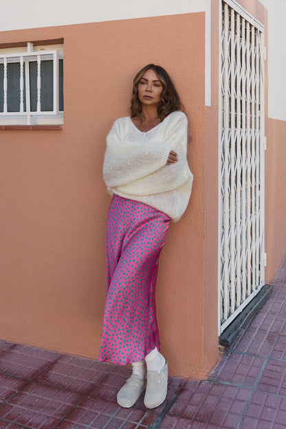 Pull Femme | Fil De Mohair Doux Et Aérien | Chaud Et Élégant Pour L’Hiver