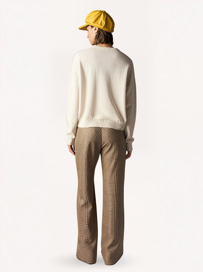 Pull à Losanges en Laine