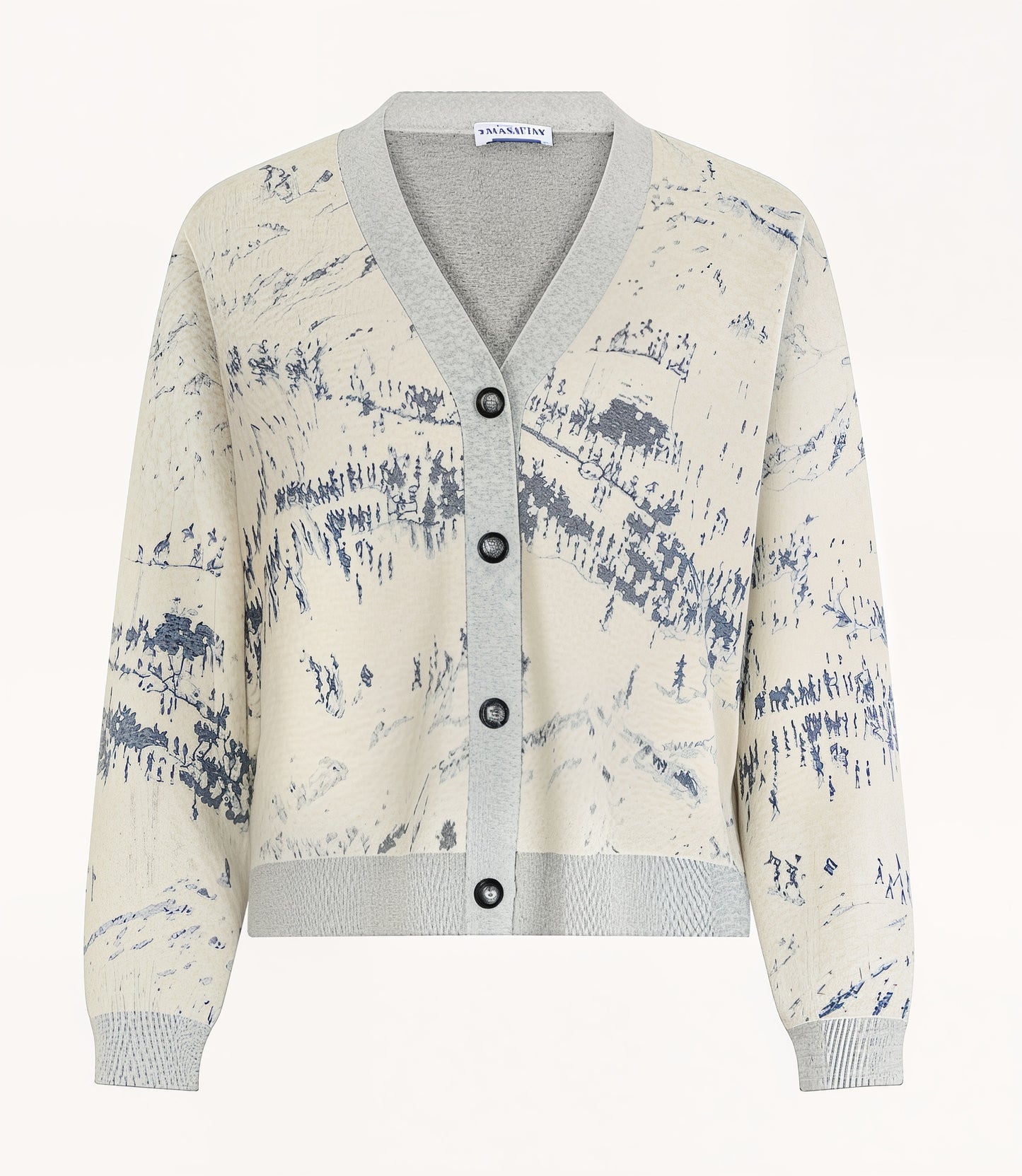 Cardigan Imprimé Paysage