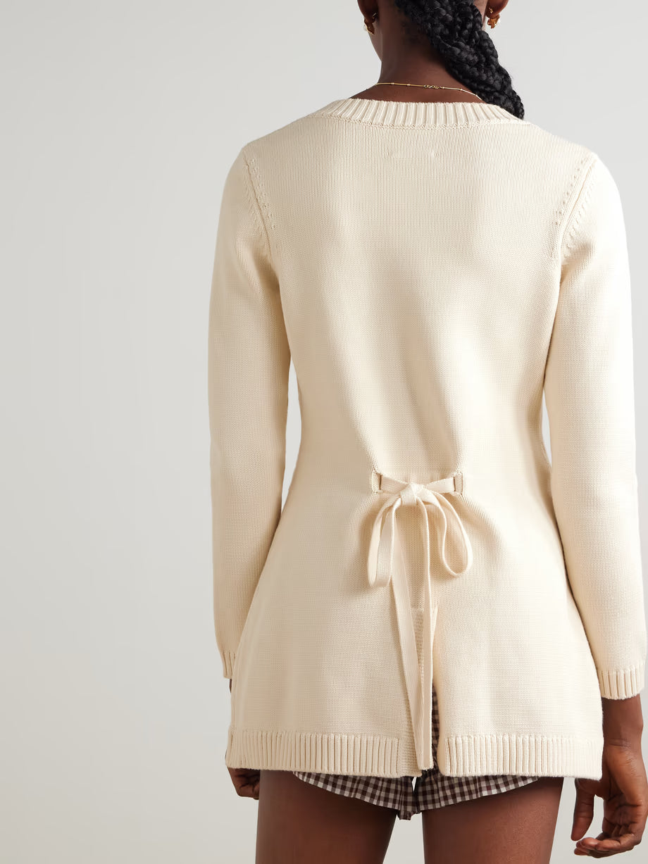 Cardigan Femme | Ceinturé Et Boutonné | Maille Viscose Douce | Idéal Pour Un Look Décontracté Et Élégant