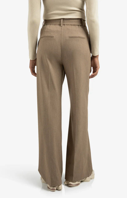 Pantalon Large Fluide Taille Haute